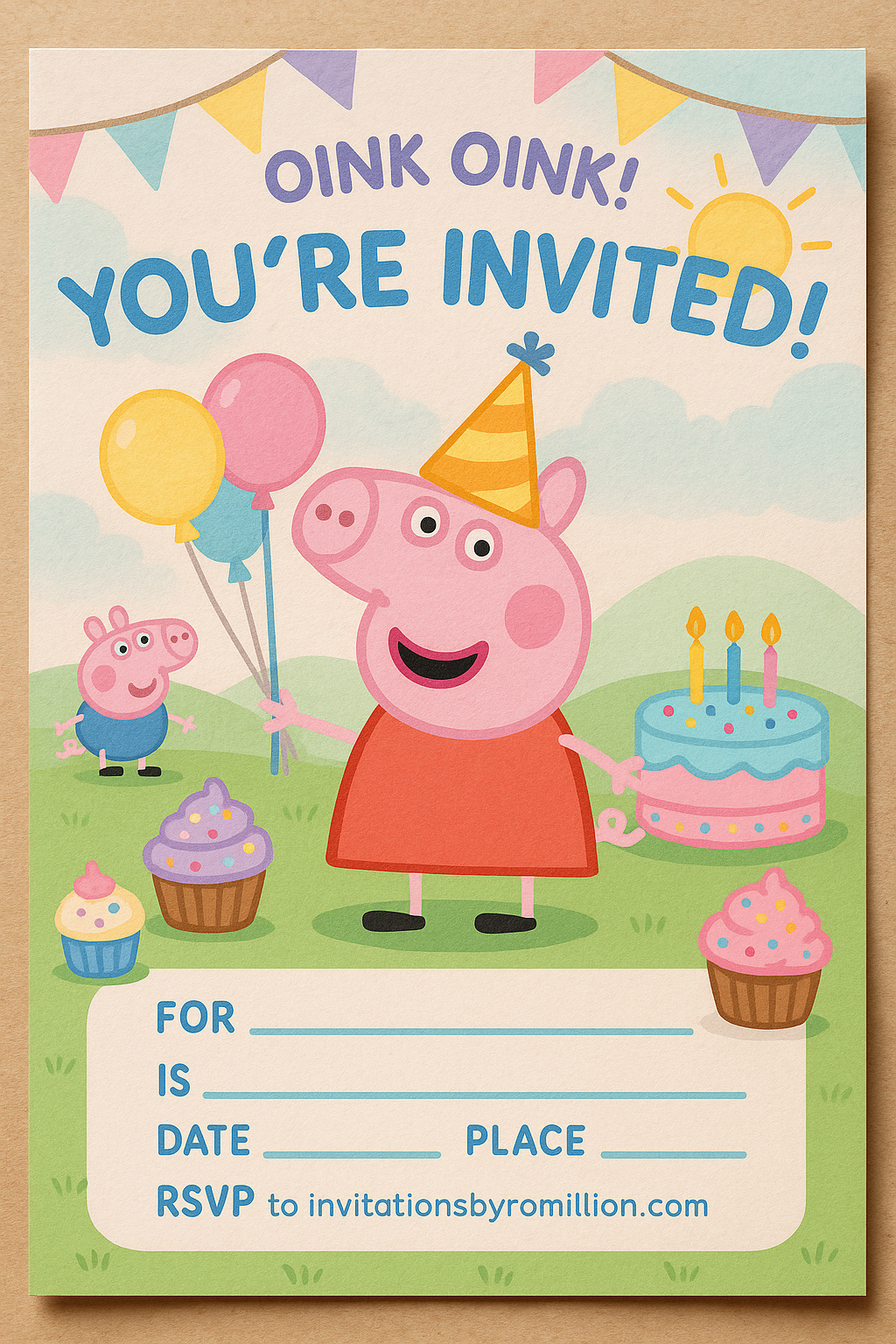 Peppa Pig Birthday Party